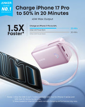 Load image into Gallery viewer, Anker Nano Power Bank (10K, 45W, Built-In Retractable USB-C Cable)