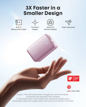 Load image into Gallery viewer, Anker Nano Power Bank (10K, 45W, Built-In Retractable USB-C Cable)