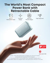 Load image into Gallery viewer, Anker Nano Power Bank (10K, 45W, Built-In Retractable USB-C Cable)