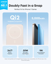 Load image into Gallery viewer, Anker Nano Power Bank (5K, MagGo, Slim)