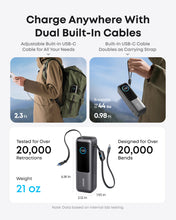 Load image into Gallery viewer, Anker Laptop Power Bank (25K, 165W, Built-In and Retractable Cables)