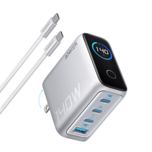 Load image into Gallery viewer, Anker Charger (140W, 4-Port, PD 3.1) with USB-C Cable