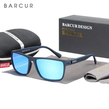 Load image into Gallery viewer, BARCUR Sports Polarized Sunglasses for Men Lightweight TR90 Square Fishing & Travel Eyewear UV400 Protection Men Accessory