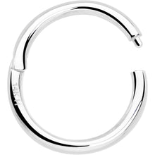 Load image into Gallery viewer, 14k Solid White Gold Hinged Segment Ring Elegance 18G 5/16