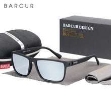 Load image into Gallery viewer, BARCUR Sports Polarized Sunglasses for Men Lightweight TR90 Square Fishing & Travel Eyewear UV400 Protection Men Accessory