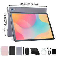 Load image into Gallery viewer, C108 10.1Inch Tablet Octa-Core Processor 10GB+128GB Android14 Tablet With Case Headphones Wireless Keyboard Mouse Stylus Pen Bag