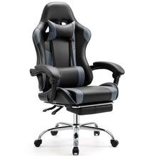 Load image into Gallery viewer, JHK Ergonomic Racing Gaming Chair Adjustable Swivel PU Leather with Headrest and Lumbar Support For Office Computer Living Room