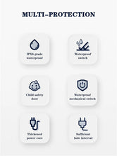 Load image into Gallery viewer, LDNIO Power Strip Adapter for Europlug 4 USB Output Electrical Socket With Extension Cable Surge Protector Home Plug SE2435