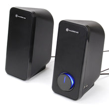 Load image into Gallery viewer, GOgroove SonaVERSE UB2 USB‑Powered 2‑Way Speakers (Blackout)
