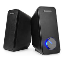 Load image into Gallery viewer, GOgroove SonaVERSE UB2 USB‑Powered 2‑Way Speakers (Blackout)