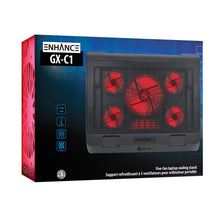 Load image into Gallery viewer, Enhance GXC1 Laptop Stand 5‑Fan USB‑Powered (Red)