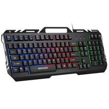 Load image into Gallery viewer, Enhance Infiltrate KL2 Membrane Gaming Keyboard – Multi-Color LED – Metal Build – Quiet Switches