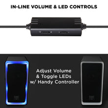 Load image into Gallery viewer, GOgroove SonaVERSE O2i USB‑Powered LED Speaker Driver 2.0 – 14 W Peak