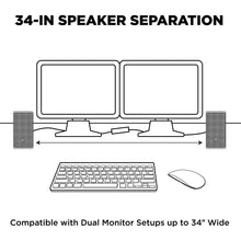 Load image into Gallery viewer, GOgroove SonaVERSE O2i USB‑Powered LED Speaker Driver 2.0 – 14 W Peak