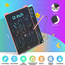 Load image into Gallery viewer, 8.5 & 12 Inch LCD Writing Tablet for Kids – Digital Drawing Board & Handwriting Pad Toy with Stylus