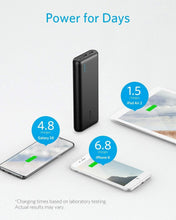 Load image into Gallery viewer, Anker PowerCore 20000 mAh | High‑Capacity Portable Charger | Black