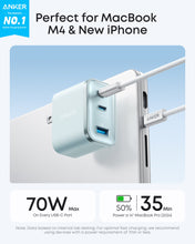 Load image into Gallery viewer, Anker Nano Charger (70W, 3 Ports)