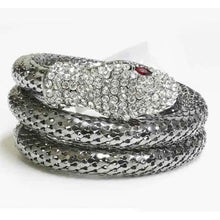 Load image into Gallery viewer, Exotic Designer Sultry Crystal Snake Bracelet