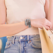 Load image into Gallery viewer, Exotic Designer Sultry Crystal Snake Bracelet