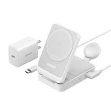 Load image into Gallery viewer, Anker MagGo Wireless Charging Station (Foldable 3-in-1)