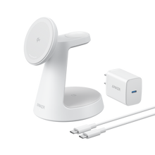 Load image into Gallery viewer, Anker MagGo Wireless Charging Station (3-in-1, Dock Stand)