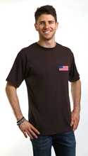 Load image into Gallery viewer, American Flag Men's Bamboo Viscose/Organic Cotton Short Sleeve Graphic T-Shirt