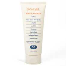 Load image into Gallery viewer, XL Sky and Sol Body Sunscreen SPF 50 (7.05 oz)