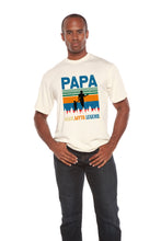 Load image into Gallery viewer, Papa Man, Myth, Legend Men's Bamboo Viscose/Organic Cotton Short Sleeve Graphic T-Shirt
