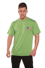 Load image into Gallery viewer, American Flag Men's Bamboo Viscose/Organic Cotton Short Sleeve Graphic T-Shirt
