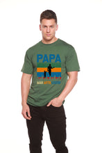 Load image into Gallery viewer, Papa Man, Myth, Legend Men's Bamboo Viscose/Organic Cotton Short Sleeve Graphic T-Shirt