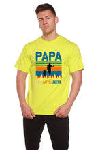 Load image into Gallery viewer, Papa Man, Myth, Legend Men's Bamboo Viscose/Organic Cotton Short Sleeve Graphic T-Shirt