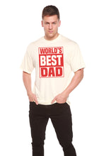 Load image into Gallery viewer, World's Best Dad Men's Bamboo Viscose/Organic Cotton Short Sleeve Graphic T-Shirt