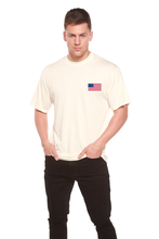 Load image into Gallery viewer, American Flag Men's Bamboo Viscose/Organic Cotton Short Sleeve Graphic T-Shirt
