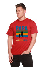 Load image into Gallery viewer, Papa Man, Myth, Legend Men's Bamboo Viscose/Organic Cotton Short Sleeve Graphic T-Shirt