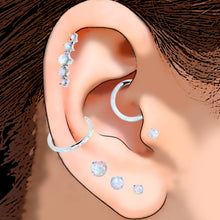 Load image into Gallery viewer, White Opal Ear Curation