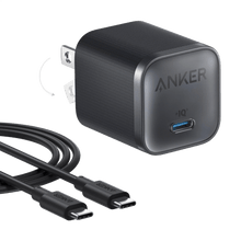 Load image into Gallery viewer, Anker Nano Charger (45W) with USB-C to USB-C Cable
