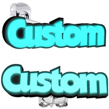 Load image into Gallery viewer, Custom Glow in the Dark Text Personalized Message Stud Earrings