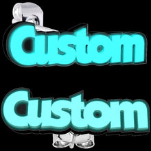 Load image into Gallery viewer, Custom Glow in the Dark Text Personalized Message Stud Earrings