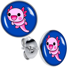 Load image into Gallery viewer, Adorable Axolotl Stud Earrings by Onyx O