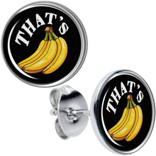 Load image into Gallery viewer, That is Bananas Stud Earrings by Onyx O