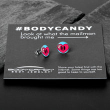 Load image into Gallery viewer, Heartbreak Bandaged Heart Stud Earrings by Onyx O