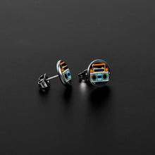 Load image into Gallery viewer, Retro Boombox Stud Earrings by Onyx O