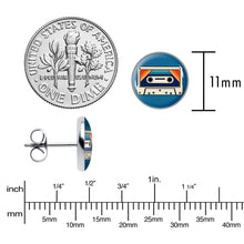 Load image into Gallery viewer, Retro Cassette Tape Stud Earrings by Onyx O