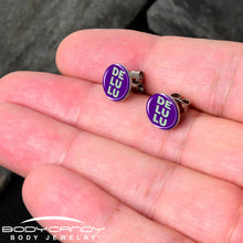 Load image into Gallery viewer, Word DELULU Stud Earrings by Onyx O