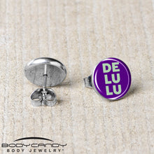 Load image into Gallery viewer, Word DELULU Stud Earrings by Onyx O