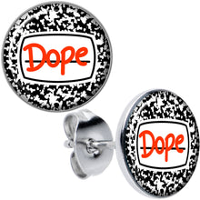Load image into Gallery viewer, Dope Composition Notebook Stud Earrings by Onyx O