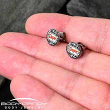 Load image into Gallery viewer, Dope Composition Notebook Stud Earrings by Onyx O