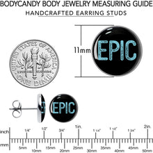 Load image into Gallery viewer, Epic Blue Stud Earrings