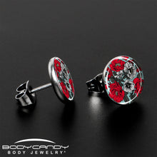 Load image into Gallery viewer, Blossom Creation Vibrant Bloom of Flowers Stud Earrings by Onyx O