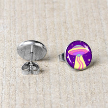 Load image into Gallery viewer, Style Space Invasion UFO Stud Earrings by Onyx O
